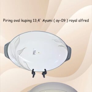 Piring oval kuping 13,4' ayumi ( ay-09 ) royal alfred