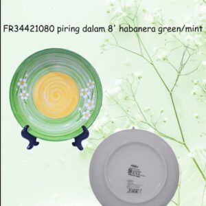 FR34421080 Piring Makan Dalam 8' Moonlight Habanera Green Formia