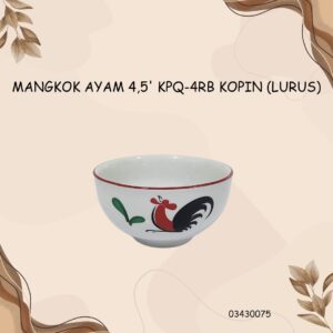 Mangkok Ayam 4,5' KPQ-4RB Kopin