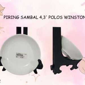 Piring Sambal 4,3' Putih Polos Winston
