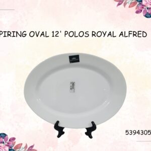 Piring Oval 12' Polos (MLOP-120) Royal Alfred