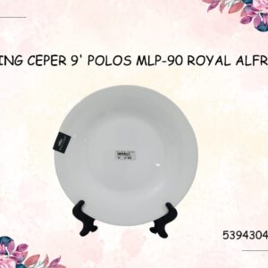 Piring Ceper 9' Polos (MLP-90) Royal Alfred